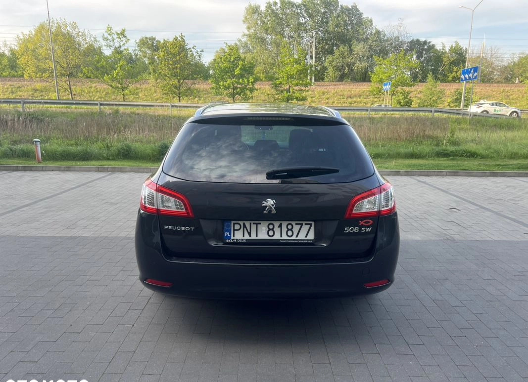 Peugeot 508 cena 27900 przebieg: 156500, rok produkcji 2012 z Poznań małe 379